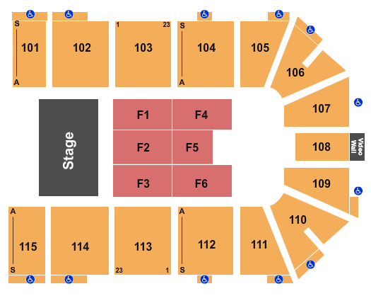 Park City Arena REO Speedwagon Seating Chart