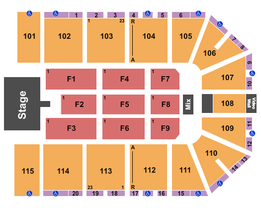 Park City Arena Styx Seating Chart