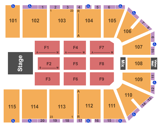 Park City Arena Theresa Caputo Seating Chart