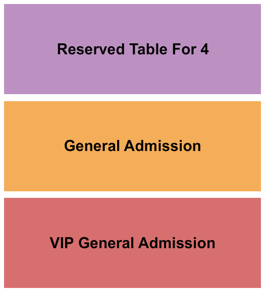 Harvester Performance Center VIP/GA/Res Table Seating Chart