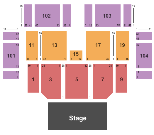 Lake Tahoe Outdoor Arena at Harveys Seating Chart