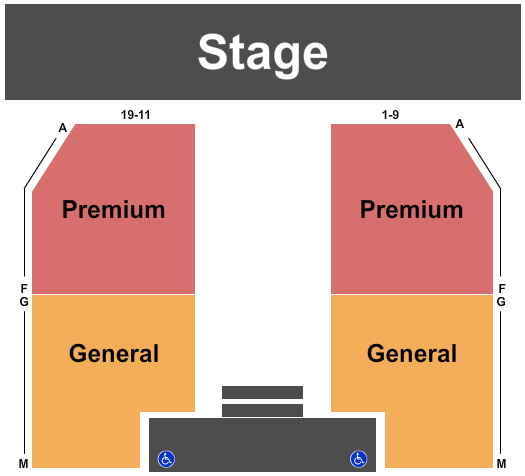 Hasskarl Auditorium End Stage Seating Chart