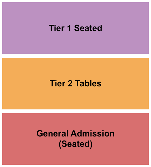 Haute Spot GA/Tables Seating Chart