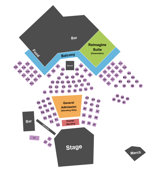 Haute Spot Seating Chart