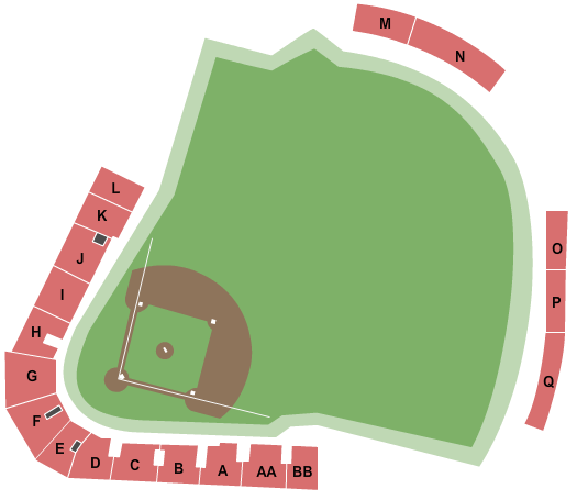 Hawkins Field Seating Chart