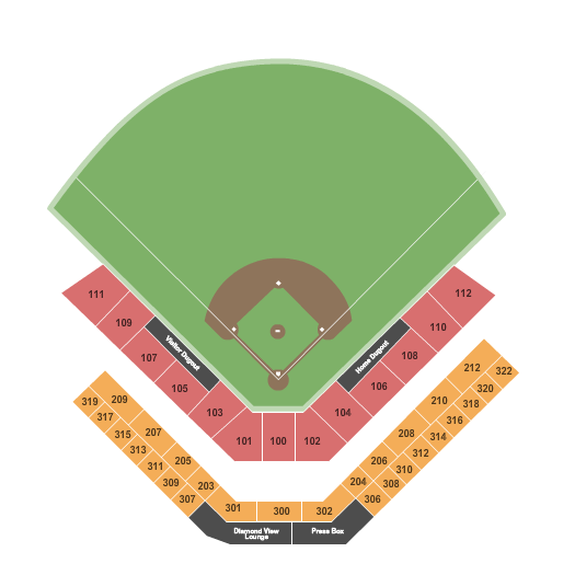 Hawks Field At Haymarket Park Baseball Seating Chart