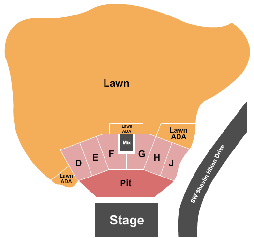 Tyler Childers Hayden Homes Amphitheater Seating Chart