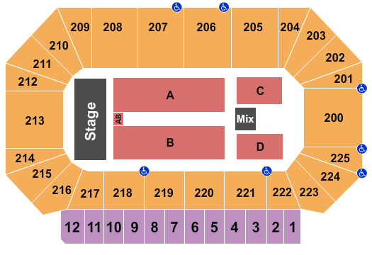 Heartland Events Center Mannheim Steamroller Seating Chart