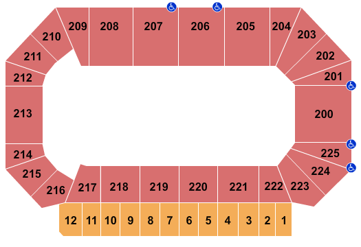 Heartland Events Center Open Floor Seating Chart