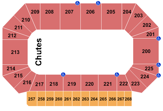 Heartland Events Center Rodeo Seating Chart