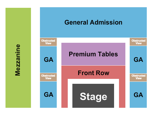 The Jazz Room Heath Mainstage At The Den Theatre Seating Chart