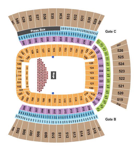 Acrisure Stadium Concert Seating Chart