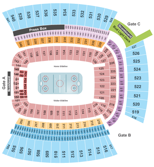 Acrisure Stadium Hockey Seating Chart
