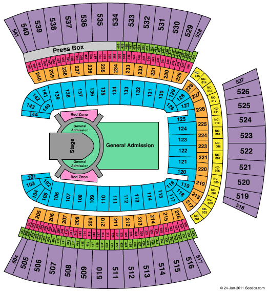 Acrisure Stadium Katy Perry Seating Chart