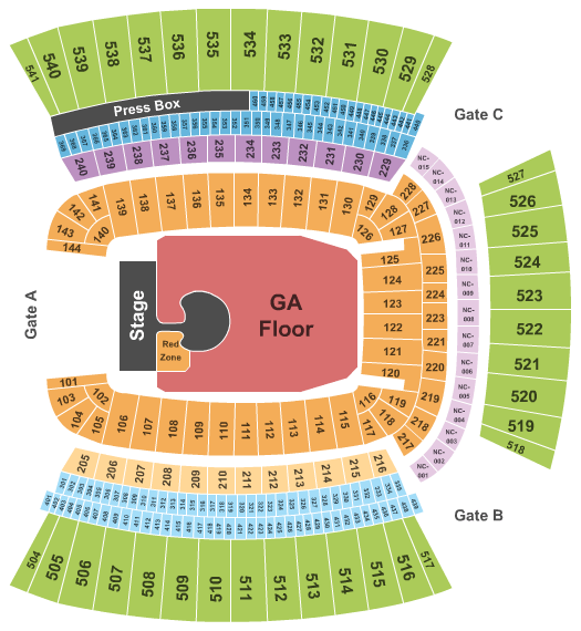 Acrisure Stadium U2 Seating Chart