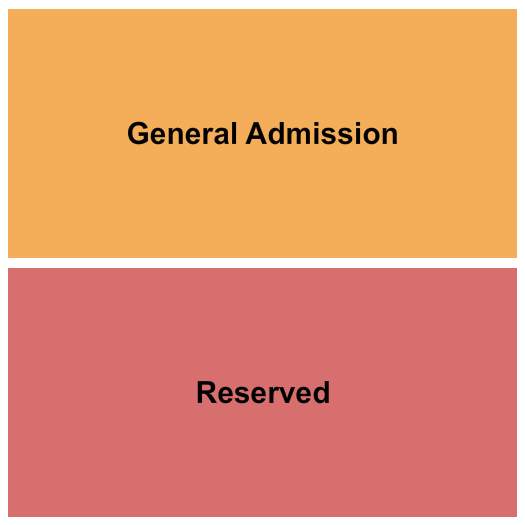 Pepsi Amphitheatre at Fort Tuthill GA & Reserved Seating Chart