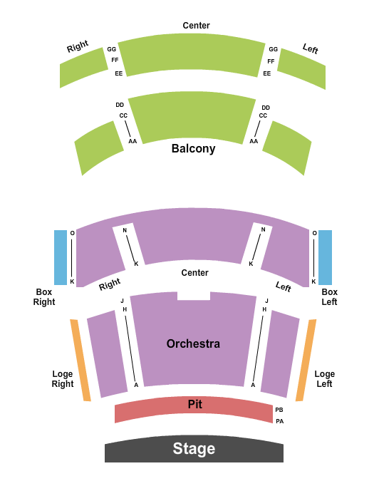 Hendricks Live Endstage Pit Seating Chart