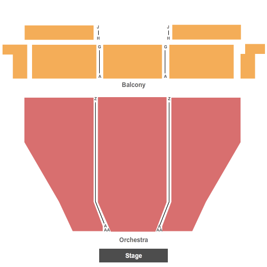 Hering Auditorium End Stage Seating Chart