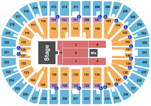 Us Bank Arena Cincinnati Seating Chart With Rows