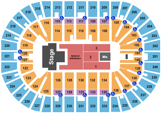 Heritage Bank Center Avenged Sevenfold Seating Chart