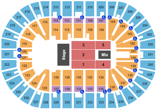 Heritage Bank Center Half House Seating Chart