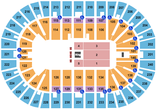 Heritage Bank Center Boxing Seating Chart