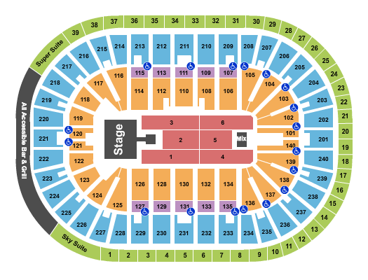 Heritage Bank Center Brandy Seating Chart