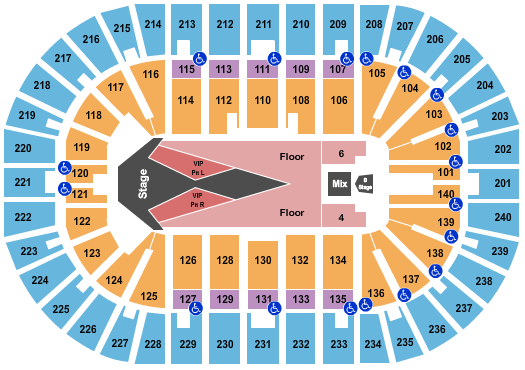 Heritage Bank Center Carrie Underwood 2 Seating Chart
