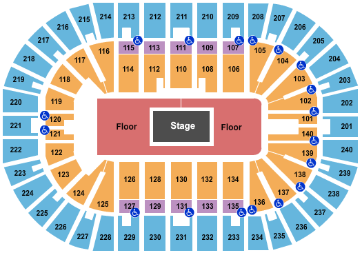 Heritage Bank Center Center Stage 2 Seating Chart
