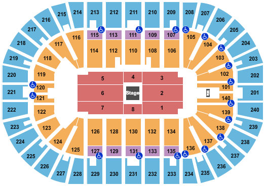 Heritage Bank Center CenterStage Seating Chart