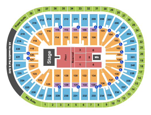 Heritage Bank Center Cody Johnson Seating Chart