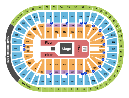 Heritage Bank Center Forrest Frank Seating Chart