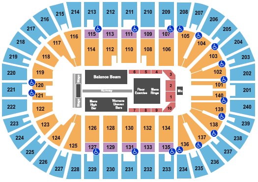 Heritage Bank Center Gold Over America Seating Chart