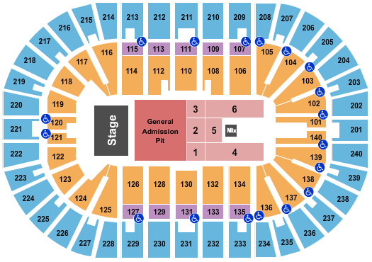 Heritage Bank Center My Chemical Romance Seating Chart
