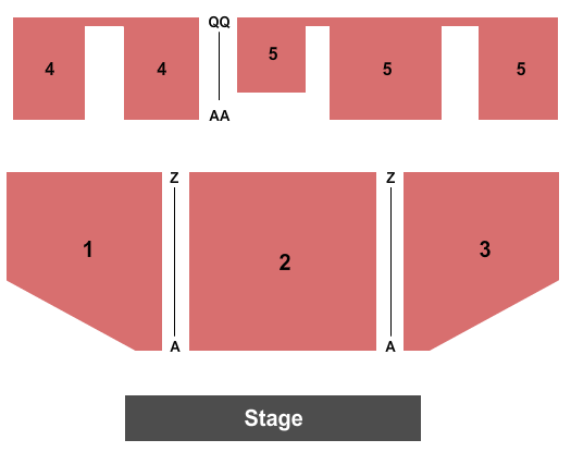 River Spirit Casino Seating Chart