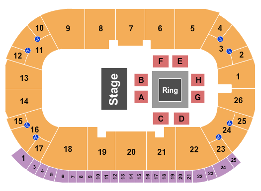 Hersheypark Stadium WWE Seating Chart