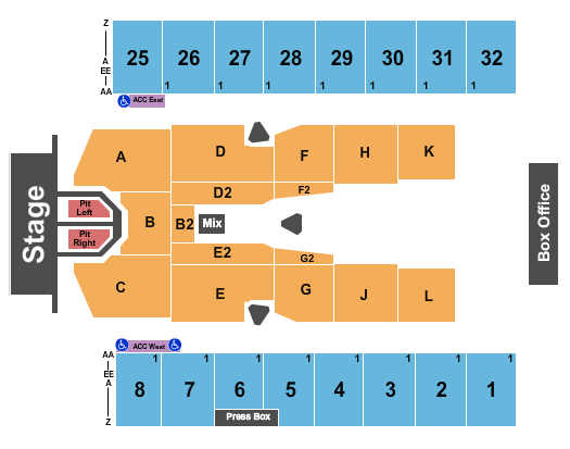 Hersheypark Stadium Def Leppard Seating Chart
