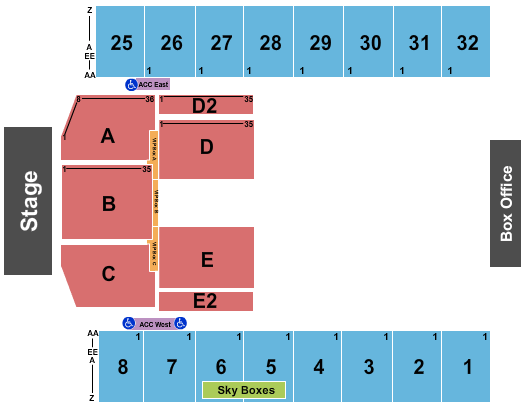 Hersheypark Stadium Endstage 2 Seating Chart