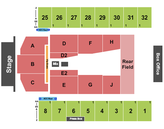 Hersheypark Stadium Endstage 4 Seating Chart