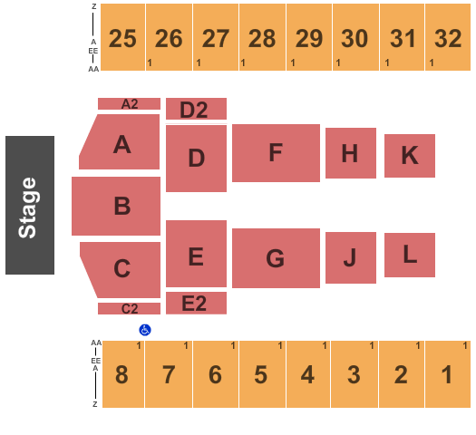 Hersheypark Stadium End Stage Seating Chart