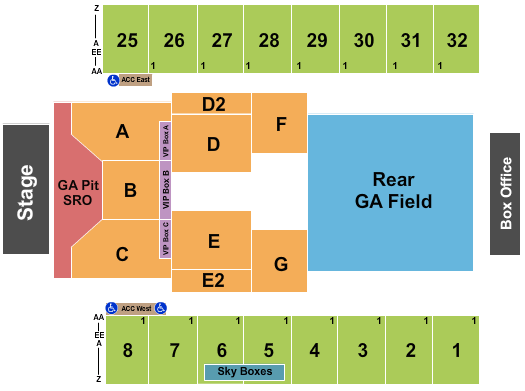 Hersheypark Stadium Seating Chart Maps Hershey