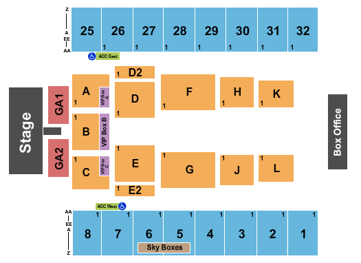 Hersheypark Stadium Imagine Dragons Seating Chart