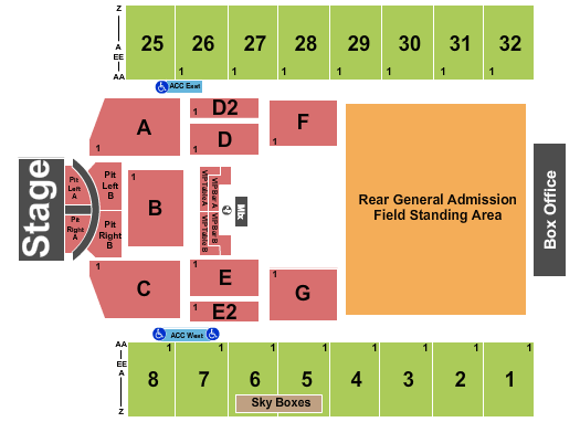 Hersheypark Stadium Seating Chart Beyonce