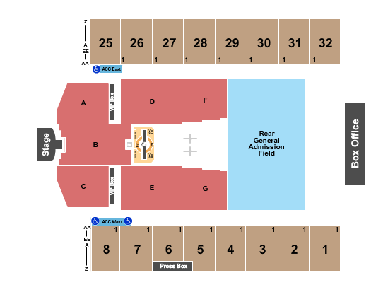 Hersheypark Stadium Justin Timberlake Seating Chart