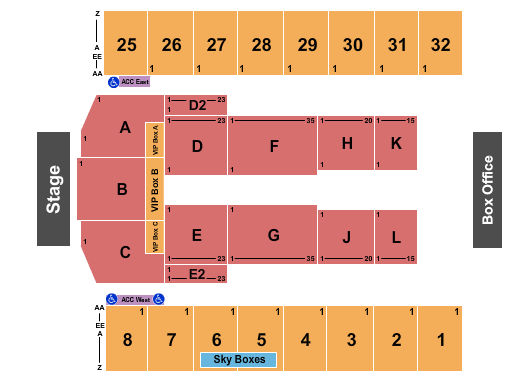 Hersheypark Stadium Kesha & Macklemore Seating Chart