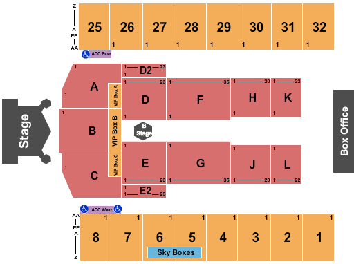 Hersheypark Stadium Kiss Seating Chart