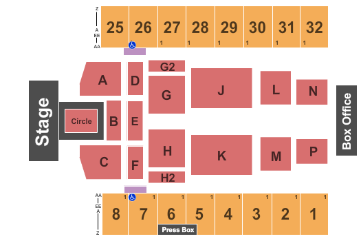Hersheypark Stadium Mixtape Festival Seating Chart