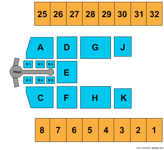 Hersheypark Stadium NKOTBSB Seating Chart