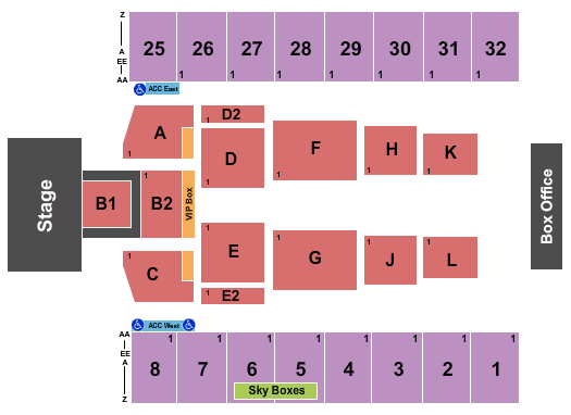 Hersheypark Stadium NKOTB Seating Chart