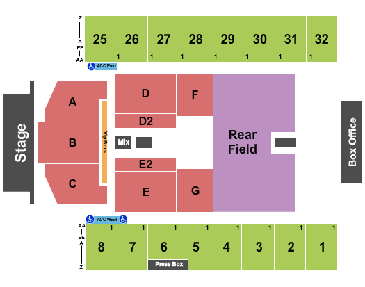 Hersheypark Stadium Pitbull Seating Chart